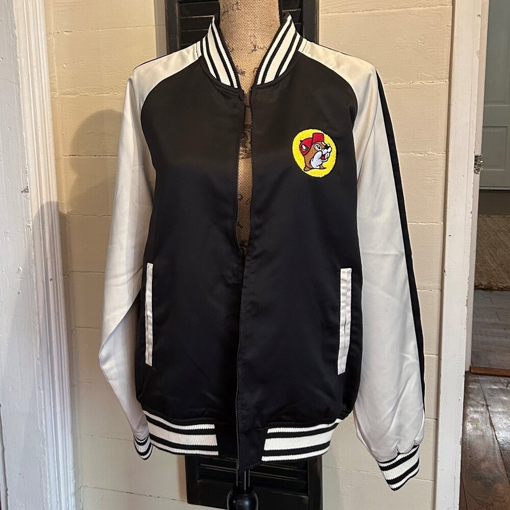 BUC-EE'S Satin Varsity Jacket, NWOT